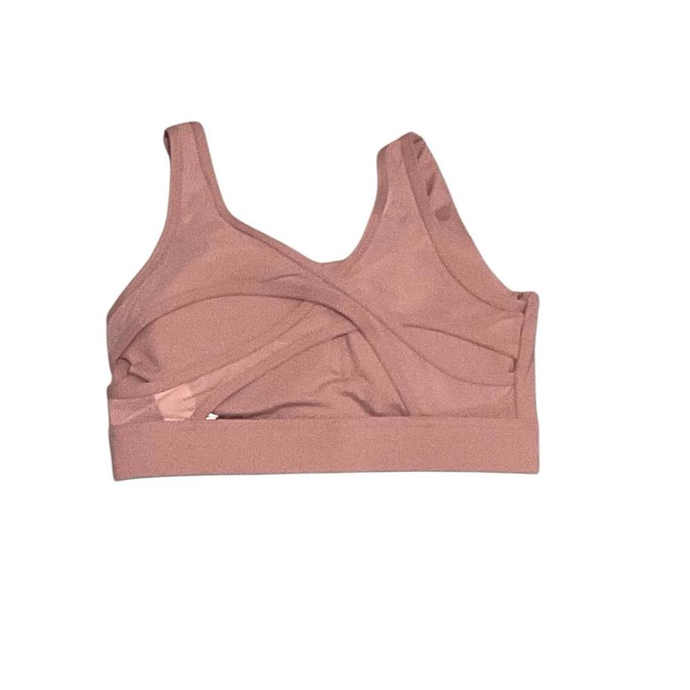 Hayden Los Angeles Padded Sports Bra Pink Size Medium NWT Seamless Stretch - Picture 3 of 6